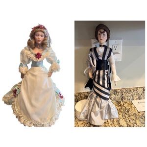 2 Vintage dolls - Very rare LITTLE WOMEN DOLLS 17" “Amy” & my fair lady